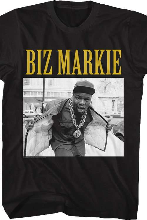 Black Photo Biz Markie T-Shirt