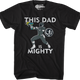 Black Ranger This Dad Mighty Morphin Power Rangers T-Shirt thumbnail