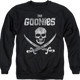 Black Vintage Skull & Crossed Swords Goonies Sweatshirt thumbnail
