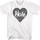 Black & White Heart Logo Hole T-Shirt