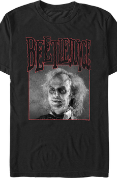 Black & White Photo Beetlejuice T-Shirt