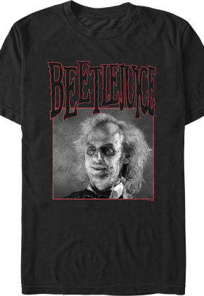 Black & White Photo Beetlejuice T-Shirt