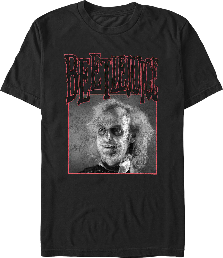 Black & White Photo Beetlejuice T-Shirt