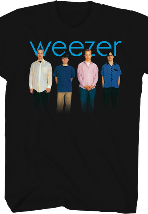 Blue Album Lineup Weezer T-Shirt
