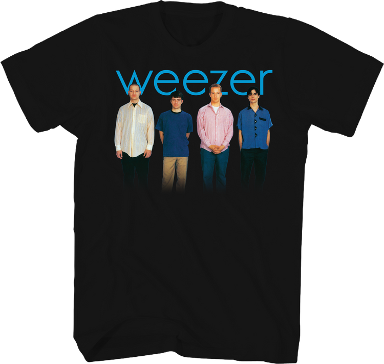 Blue Album Lineup Weezer T-Shirt