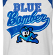 Blue Bomber Sports Logo Mega Man Raglan Baseball Shirt thumbnail