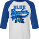 Blue Bomber Sports Logo Mega Man Raglan Baseball Shirt thumbnail