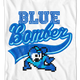 Blue Bomber Sports Logo Mega Man T-Shirt thumbnail