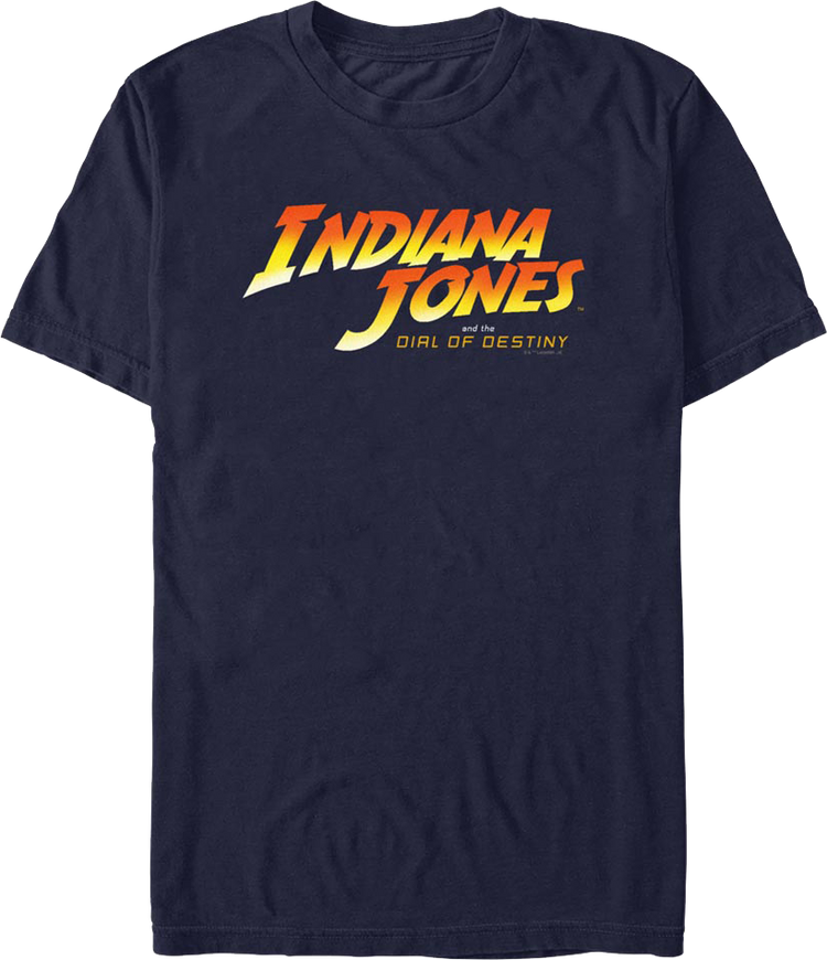 Blue Indiana Jones and the Dial of Destiny T-Shirt