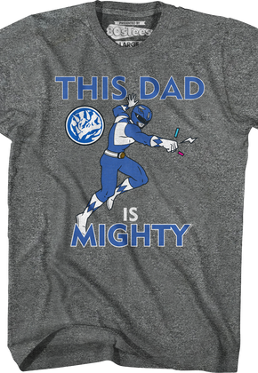 Blue Ranger This Dad Mighty Morphin Power Rangers T-Shirt