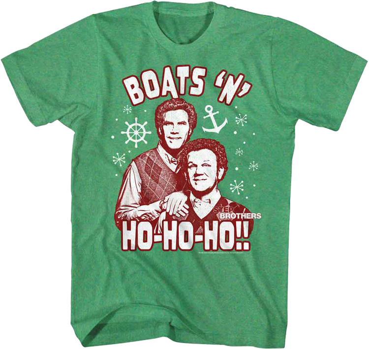 Boats 'N' Ho-Ho-Ho Step Brothers T-Shirt