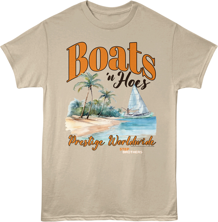 Boats 'n Hoes Prestige Worldwide Step Brothers T-Shirt