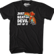 Just Beat The Devil Out Of It Bob Ross T-Shirt thumbnail