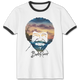 Printify Bob Ross Sunset Ringer Shirt thumbnail