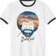 Printify Bob Ross Sunset Ringer Shirt thumbnail