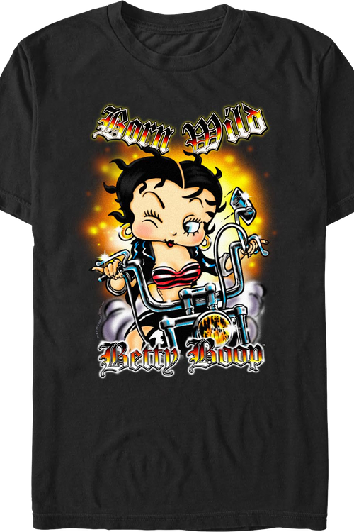 Born Wild Betty Boop T-Shirt