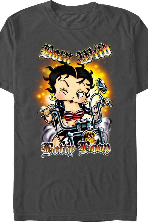 Born Wild Betty Boop T-Shirt