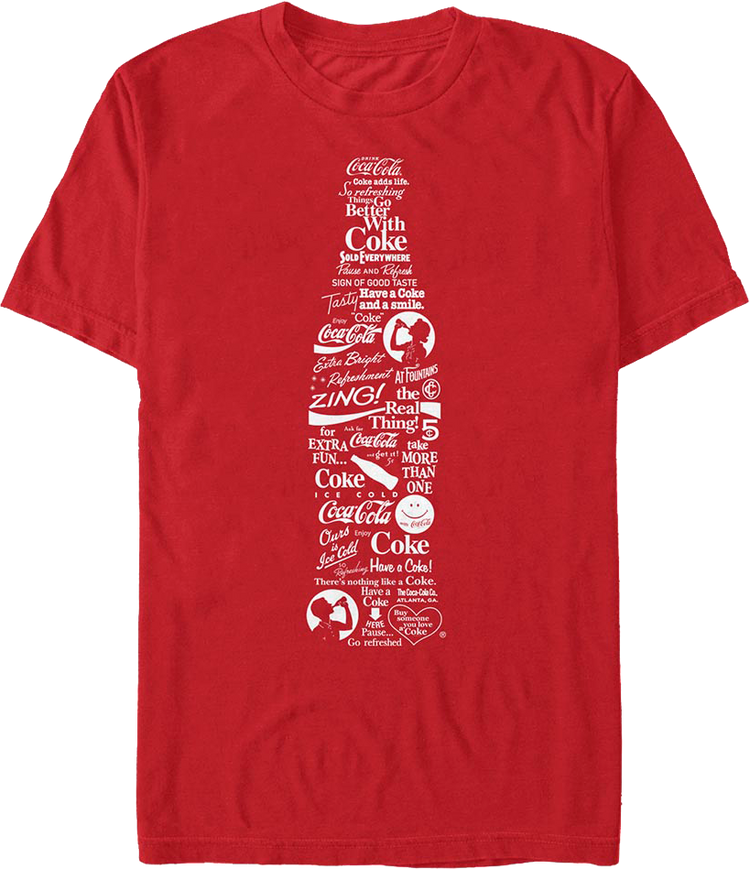 Bottle Shape Coca-Cola T-Shirt