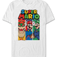 Bowser Mario Luigi Panels Super Mario Bros. T-Shirt thumbnail