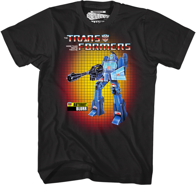 Box Art Blurr Transformers T-Shirt