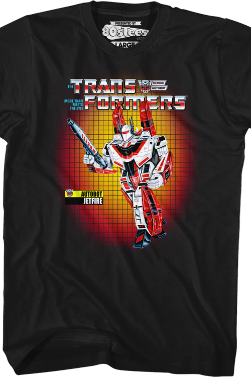 Box Art Jetfire Transformers T-Shirt