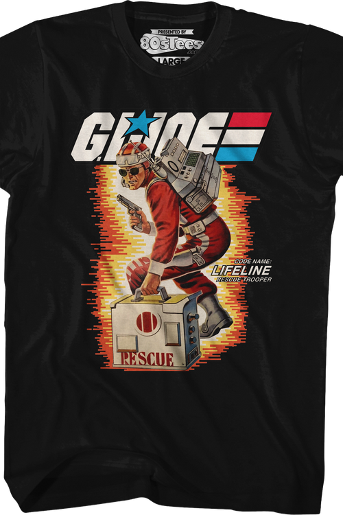 Box Art Lifeline GI Joe T-Shirt