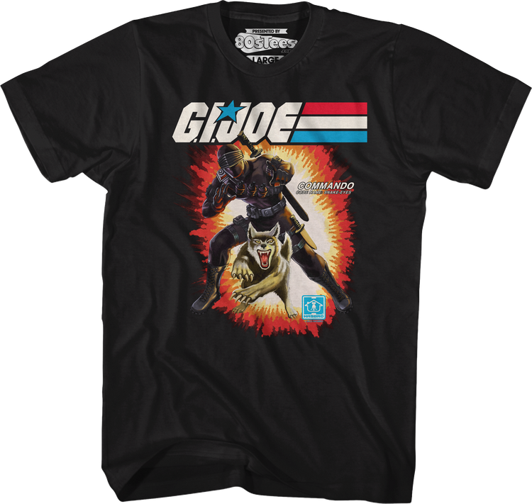 Box Art Snake Eyes Version 2 GI Joe T-Shirt