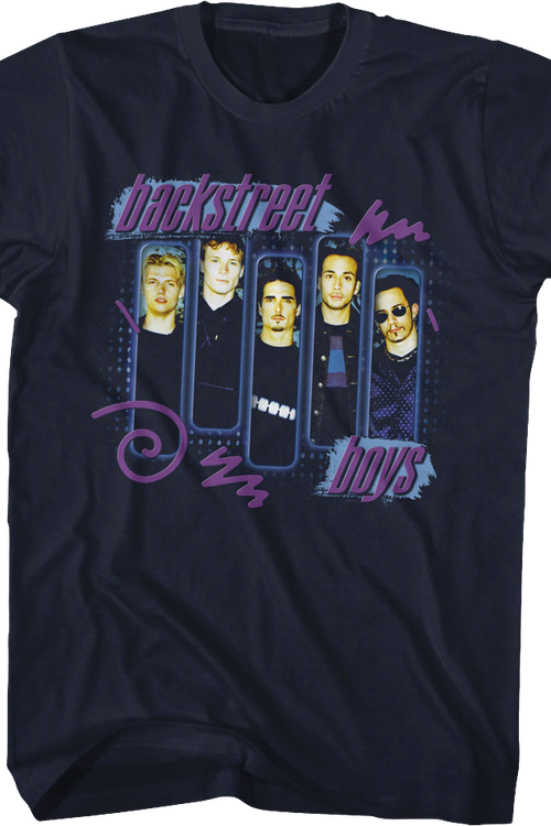 Boy Band Panels Backstreet Boys T-Shirt