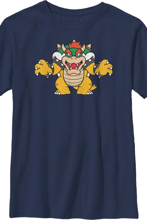 Boys Youth Bowser Super Mario Bros. Shirt