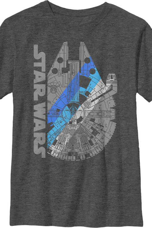 Boys Youth Millennium Falcon Star Wars Shirt