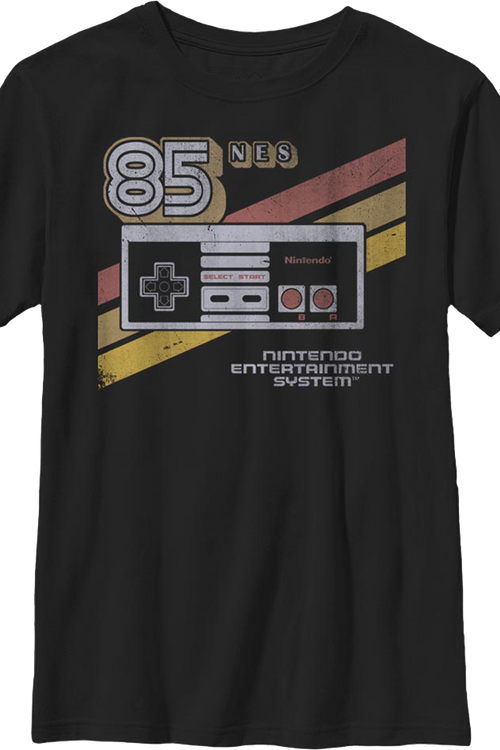 Boys Youth Retro Controller Nintendo Shirt