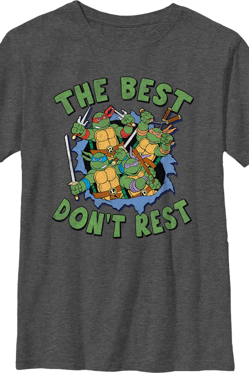 Boys Youth The Best Don't Rest Teenage Mutant Ninja Turtles T-Shirt