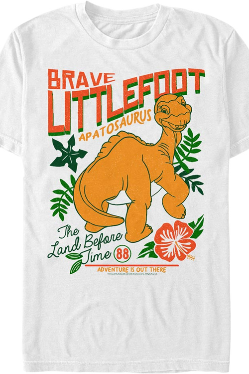 Brave Littlefoot Land Before Time T-Shirt