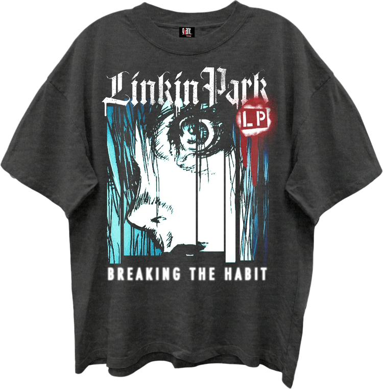 Breaking The Habit Linkin Park Oversized T-Shirt