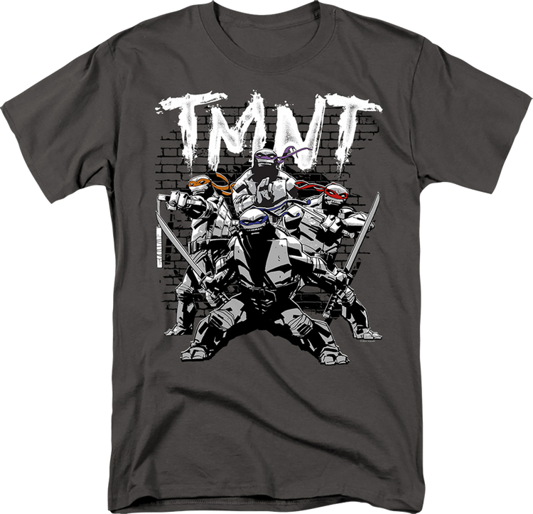 Brick Wall Pose Teenage Mutant Ninja Turtles T-Shirt