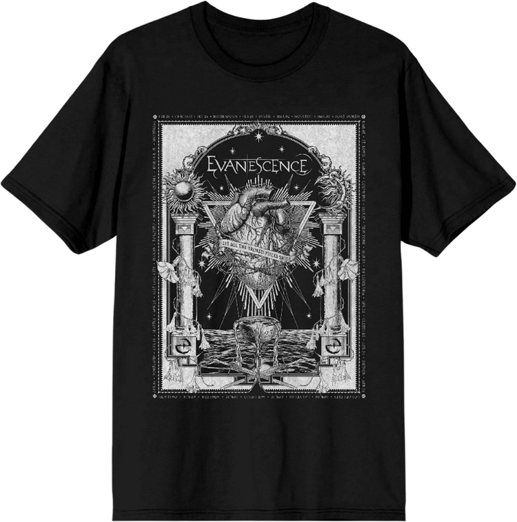 Broken Pieces Shine Evanescence T-Shirt