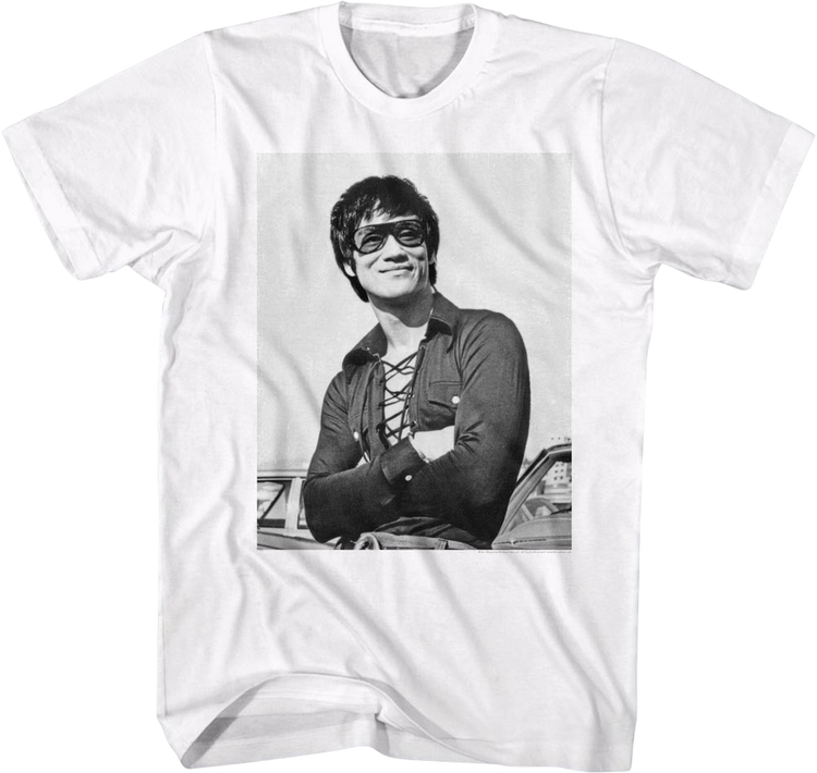 Arms Folded Stance Bruce Lee T-Shirt