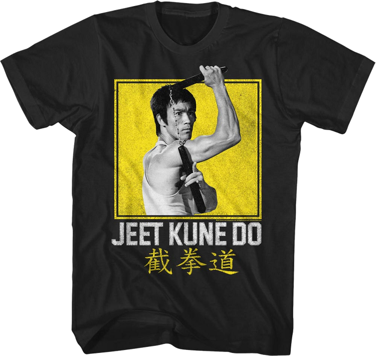 Jeet Kune Do Nunchucks Bruce Lee T-Shirt