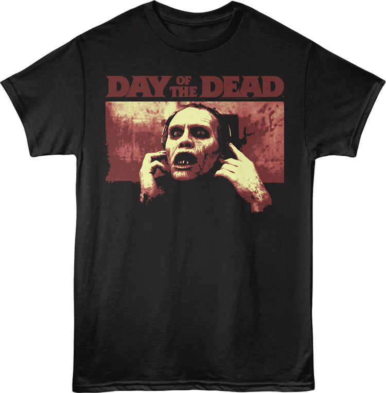 Bub's Headphones Day Of The Dead T-Shirt