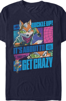 Buckle Up Super Mario Galaxy Movie Star Fox T-Shirt