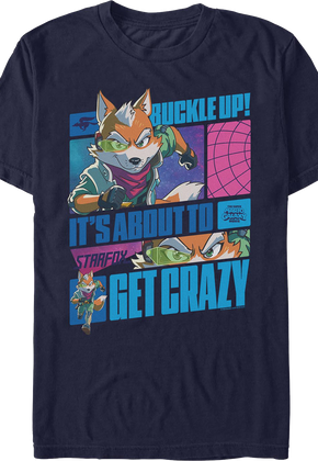 Buckle Up Super Mario Galaxy Movie Star Fox T-Shirt