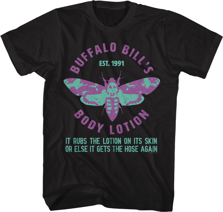 Buffalo Bill's Body Lotion Est. 1991 Silence of the Lambs T-Shirt