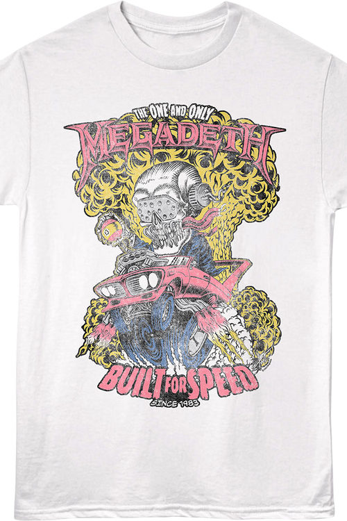 Built For Speed Megadeth T-Shirt