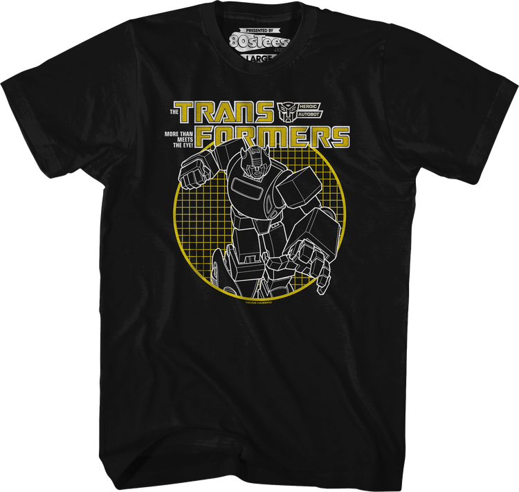 Bumblebee Circle Grid Transformers T-Shirt