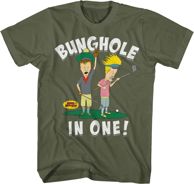 Bunghole In One Beavis And Butt-Head T-Shirt