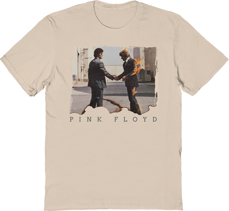 Burned Wish You Were Here Cover Artwork Pink Floyd T-Shirt