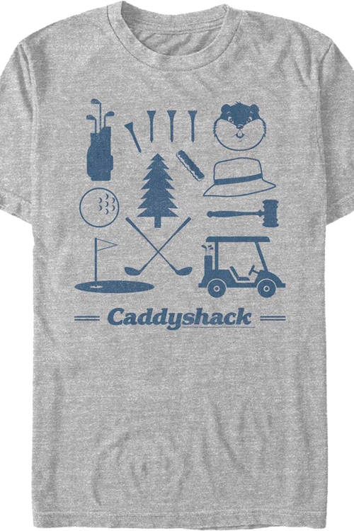 Bushwood Country Club Icons Caddyshack T-Shirt