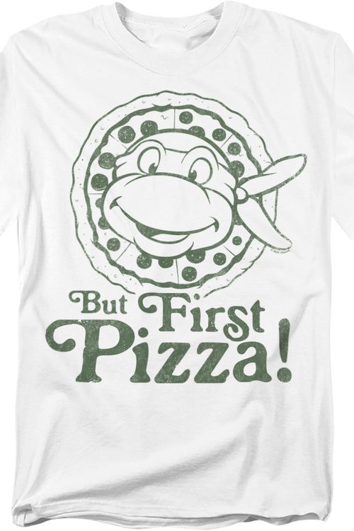 But First Pizza Teenage Mutant Ninja Turtles T-Shirt