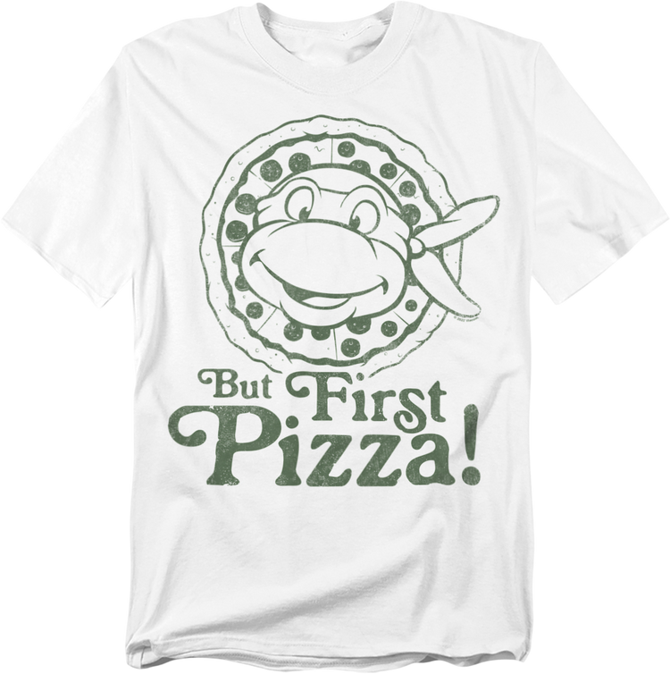 But First Pizza Teenage Mutant Ninja Turtles T-Shirt