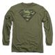 Camouflage Superman Logo DC Comics Long Sleeve Shirt thumbnail